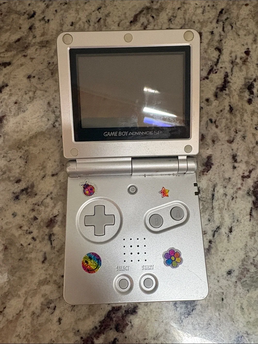 Nintendo Game Boy Advance SP Silver Handheld Console